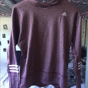 Light Maroon Adidas Running Jacket